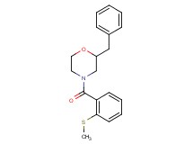 2-benzyl-4-[2-(methylthio)benzoyl]morpholine