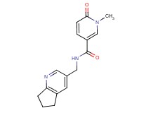 N-(6,7-dihydro-5H-cyclopenta[b]pyridin-3-ylmethyl)-1-methyl-6-oxo-1,6-dihydropyridine-3-carboxamide