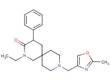 2-ethyl-9-[(2-methyl-1,3-oxazol-4-yl)methyl]-4-phenyl-2,9-diazaspiro[5.5]undecan-3-one