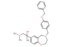 2-{4-[4-(benzyloxy)benzyl]-2,3,4,5-tetrahydro-1,4-benzoxazepin-7-yl}-1-(dimethylamino)-2-propanol