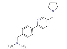 N,N-dimethyl-1-{4-[5-(pyrrolidin-1-ylmethyl)pyridin-2-yl]phenyl}methanamine