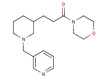 4-{3-[1-(3-pyridinylmethyl)-3-piperidinyl]propanoyl}morpholine