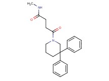 4-(3,3-diphenylpiperidin-1-yl)-N-methyl-4-oxobutanamide