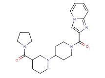 1'-(imidazo[1,2-a]pyridin-2-ylcarbonyl)-3-(pyrrolidin-1-ylcarbonyl)-1,4'-bipiperidine