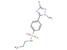 4-(1-methyl-1H-1,2,4-triazol-5-yl)-N-propylbenzenesulfonamide