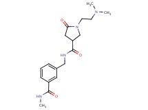 1-[2-(dimethylamino)ethyl]-N-{3-[(methylamino)carbonyl]benzyl}-5-oxo-3-pyrrolidinecarboxamide