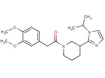 1-[(3,4-dimethoxyphenyl)acetyl]-3-(1-isopropyl-1H-imidazol-2-yl)piperidine
