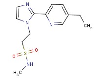 2-[2-(5-ethylpyridin-2-yl)-1H-imidazol-1-yl]-N-methylethanesulfonamide