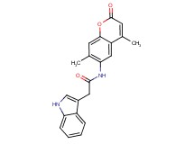 N-(4,7-dimethyl-2-oxo-2H-chromen-6-yl)-2-(1H-indol-3-yl)acetamide
