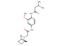 N-(4-{[(1R*,4R*)-2-azabicyclo[2.2.1]hept-2-ylacetyl]amino}-2-methoxyphenyl)-3-methylbutanamide