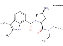 (2S,4S)-4-amino-1-[(2,3-dimethyl-1H-indol-7-yl)carbonyl]-N,N-diethylpyrrolidine-2-carboxamide