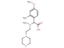 (4-methoxy-2-methylphenyl)[methyl(2-morpholin-4-ylethyl)amino]acetic acid