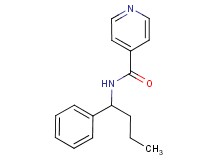 N-(1-phenylbutyl)isonicotinamide trifluoroacetate