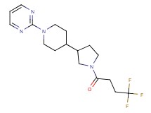 2-{4-[1-(4,4,4-trifluorobutanoyl)-3-pyrrolidinyl]-1-piperidinyl}pyrimidine