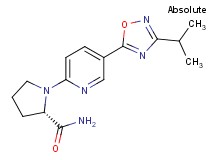 1-[5-(3-isopropyl-1,2,4-oxadiazol-5-yl)-2-pyridinyl]-L-prolinamide