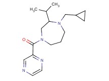 1-(cyclopropylmethyl)-2-isopropyl-4-(2-pyrazinylcarbonyl)-1,4-diazepane