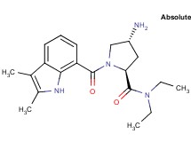(2S,4R)-4-amino-1-[(2,3-dimethyl-1H-indol-7-yl)carbonyl]-N,N-diethylpyrrolidine-2-carboxamide