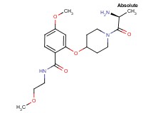 2-[(1-L-alanylpiperidin-4-yl)oxy]-4-methoxy-N-(2-methoxyethyl)benzamide