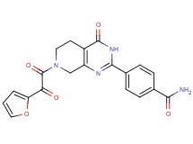 4-{7-[2-furyl(oxo)acetyl]-4-oxo-3,4,5,6,7,8-hexahydropyrido[3,4-d]pyrimidin-2-yl}benzamide