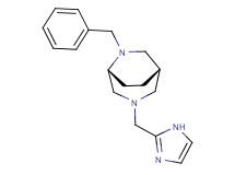 (1S*,5R*)-6-benzyl-3-(1H-imidazol-2-ylmethyl)-3,6-diazabicyclo[3.2.2]nonane