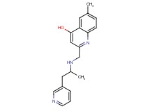 6-methyl-2-{[(1-methyl-2-pyridin-3-ylethyl)amino]methyl}quinolin-4-ol