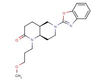 (4aS*,8aR*)-6-(1,3-benzoxazol-2-yl)-1-(3-methoxypropyl)octahydro-1,6-naphthyridin-2(1H)-one