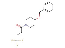 4-(benzyloxy)-1-(4,4,4-trifluorobutanoyl)piperidine