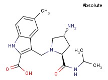 3-({(2S,4R)-4-amino-2-[(isopropylamino)carbonyl]pyrrolidin-1-yl}methyl)-5-methyl-1H-indole-2-carboxylic acid