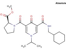 methyl 1-[(5-{[(cyclohexylmethyl)amino]carbonyl}-1-isopropyl-4-oxo-1,4-dihydro-3-pyridinyl)carbonyl]-L-prolinate