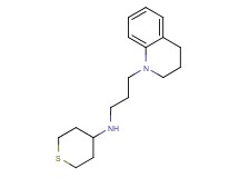 N-[3-(3,4-dihydroquinolin-1(2H)-yl)propyl]tetrahydro-2H-thiopyran-4-amine