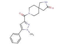 8-[(1-methyl-5-phenyl-1H-pyrazol-3-yl)carbonyl]-2,8-diazaspiro[4.5]decan-3-one