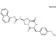 N-[(3S,7S,8aS)-3-(4-methoxybenzyl)-1,4-dioxooctahydropyrrolo[1,2-a]pyrazin-7-yl]-N'-1-naphthylurea