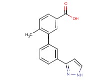 6-methyl-3'-(1H-pyrazol-3-yl)-3-biphenylcarboxylic acid