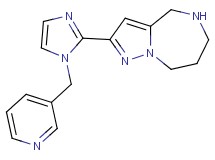 2-[1-(3-pyridinylmethyl)-1H-imidazol-2-yl]-5,6,7,8-tetrahydro-4H-pyrazolo[1,5-a][1,4]diazepine dihydrochloride