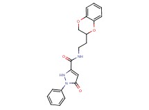 N-[2-(2,3-dihydro-1,4-benzodioxin-2-yl)ethyl]-5-oxo-1-phenyl-2,5-dihydro-1H-pyrazole-3-carboxamide