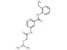 N-(2-ethylphenyl)-3-[(isopropoxyacetyl)amino]benzamide