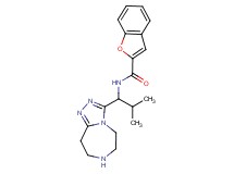 N-[2-methyl-1-(6,7,8,9-tetrahydro-5H-[1,2,4]triazolo[4,3-d][1,4]diazepin-3-yl)propyl]-1-benzofuran-2-carboxamide