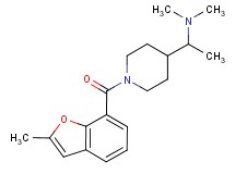 N,N-dimethyl-1-{1-[(2-methyl-1-benzofuran-7-yl)carbonyl]-4-piperidinyl}ethanamine