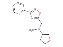 N-methyl-N-{[3-(2-pyridinyl)-1,2,4-oxadiazol-5-yl]methyl}tetrahydro-3-furanamine