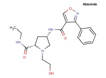 (4S)-N-ethyl-1-(2-hydroxyethyl)-4-{[(3-phenylisoxazol-4-yl)carbonyl]amino}-L-prolinamide