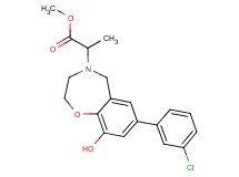 methyl 2-[7-(3-chlorophenyl)-9-hydroxy-2,3-dihydro-1,4-benzoxazepin-4(5H)-yl]propanoate