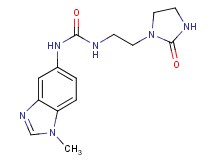 N-(1-methyl-1H-benzimidazol-5-yl)-N'-[2-(2-oxoimidazolidin-1-yl)ethyl]urea
