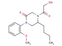 5-butyl-4-glycoloyl-1-(2-methoxyphenyl)-2-piperazinone
