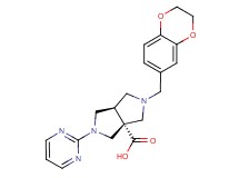 (3aR*,6aR*)-2-(2,3-dihydro-1,4-benzodioxin-6-ylmethyl)-5-pyrimidin-2-ylhexahydropyrrolo[3,4-c]pyrrole-3a(1H)-carboxylic acid