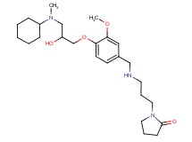 1-{3-[(4-{3-[cyclohexyl(methyl)amino]-2-hydroxypropoxy}-3-methoxybenzyl)amino]propyl}-2-pyrrolidinone