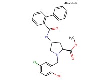methyl (4R)-4-[(2-biphenylylcarbonyl)amino]-1-(5-chloro-2-hydroxybenzyl)-L-prolinate