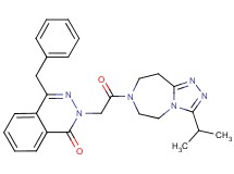 4-benzyl-2-[2-(3-isopropyl-5,6,8,9-tetrahydro-7H-[1,2,4]triazolo[4,3-d][1,4]diazepin-7-yl)-2-oxoethyl]-1(2H)-phthalazinone