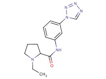 1-ethyl-N-[3-(1H-tetrazol-1-yl)phenyl]prolinamide