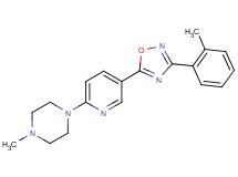 1-methyl-4-{5-[3-(2-methylphenyl)-1,2,4-oxadiazol-5-yl]-2-pyridinyl}piperazine