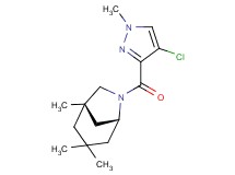 (1S*,5R*)-6-[(4-chloro-1-methyl-1H-pyrazol-3-yl)carbonyl]-1,3,3-trimethyl-6-azabicyclo[3.2.1]octane